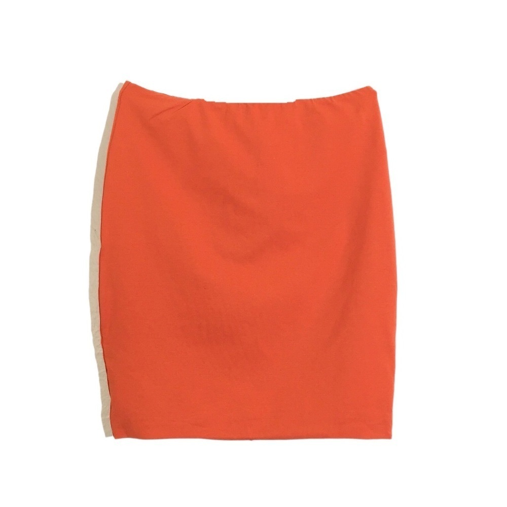 LF x Love Alot Orange Pencil Skirt 8